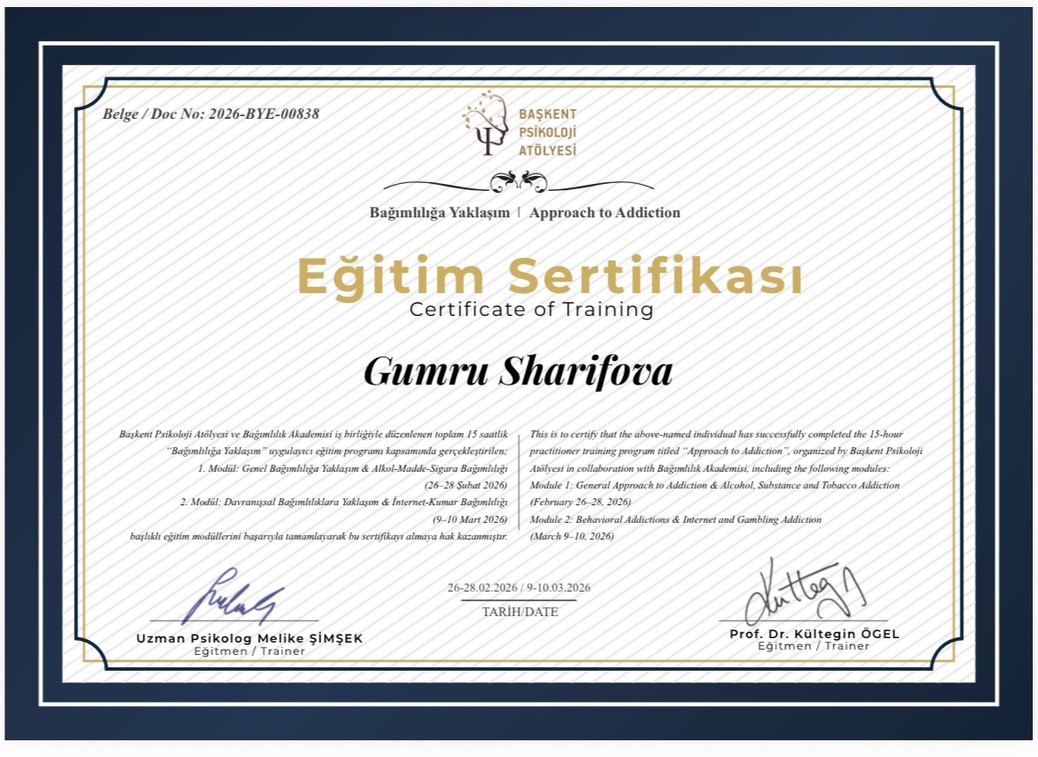 Bağımlılığa Yaklaşım — Approach to Addiction